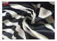 Short Plush Velboa Polyester Velvet Fabric Printed Zebra Stripe Pattern